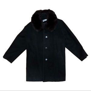 Forecaster of Boston fox fur and wool coat